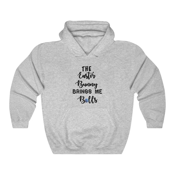 "The Easter Bunny Brings Me Balls”  Unisex Heavy Blend™ Hooded Sweatshirt