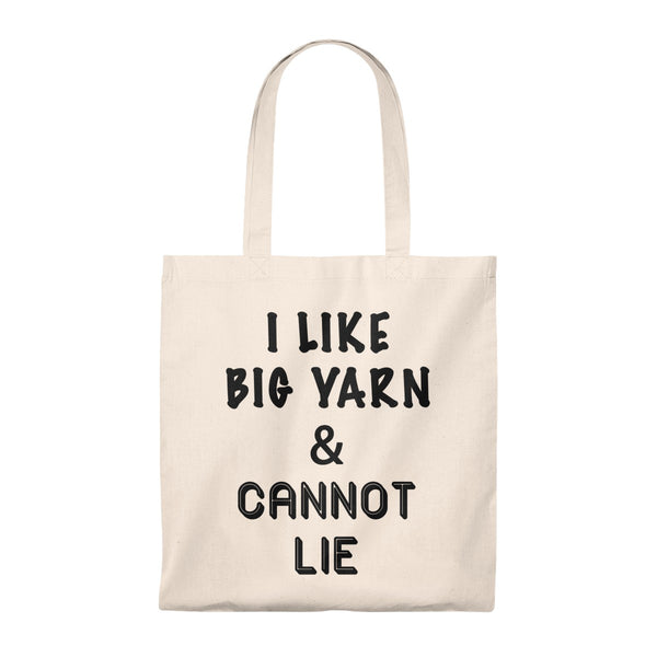 “I Like Big Yarn & Cannot Lie”- Tote Bag - Vintage